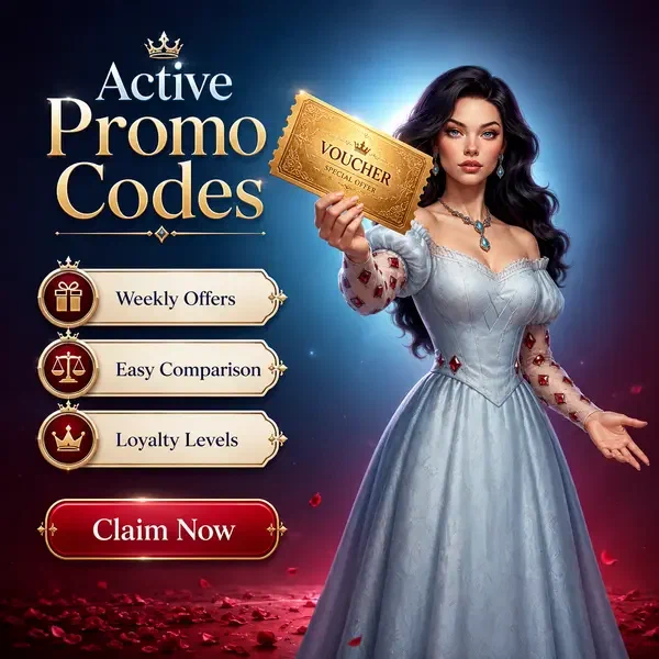 De Tournament Duchess presenteert promocodes bij Winzoria Casino in sprookjesachtige elegantie